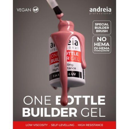 Andreia Professional Gel Builder Construction Triphasic 3 in 1 for LED and UV