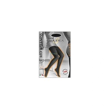 Solidea Red Wellness 140 Den Graduated Compression Tights 03 Ml Black