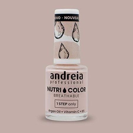 Andreia Professional NutriColor Breathable Nail Polish Vegan and Cruelty-Free DIY Nail Art with Long Lasting Gloss