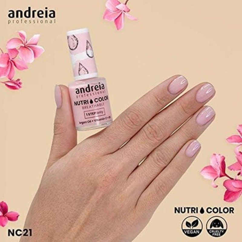 Andreia Professional Nutricolor Breathable Nail Polish - Vegan and Cruelty-Free