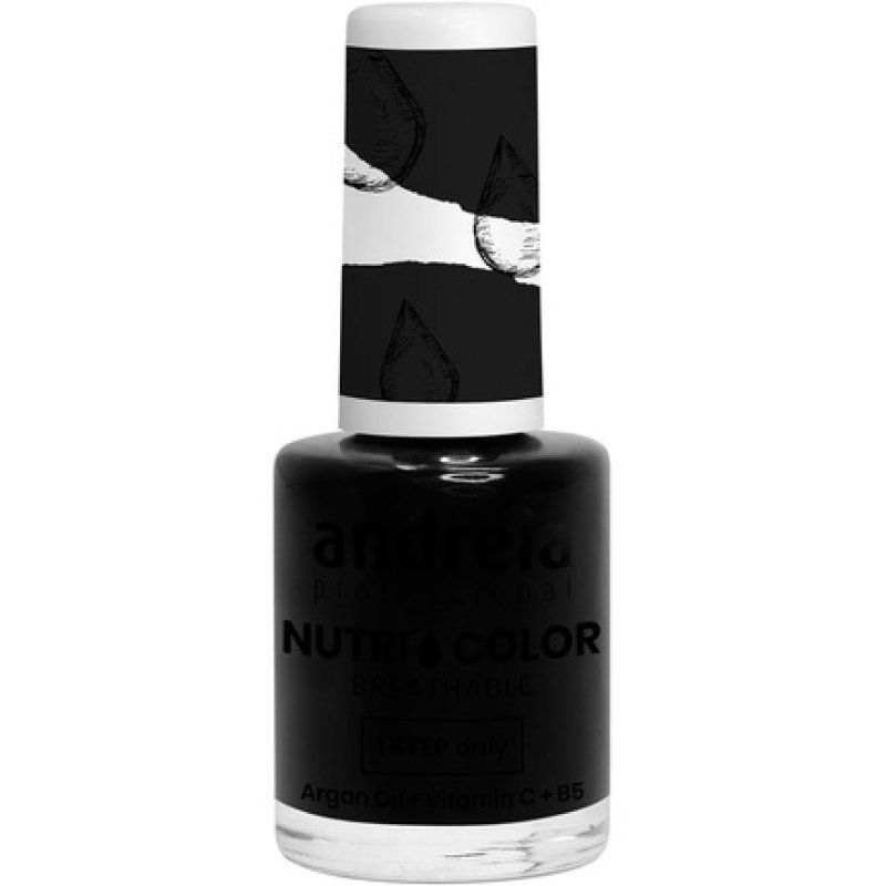 Andreia Professional NutriColor Breathable Nail Polish Vegan and Cruelty-Free DIY Nail Art with Long Lasting Gloss