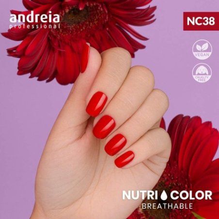 Andreia Professional Nutricolor Breathable Nail Polish - Vegan and Cruelty-Free