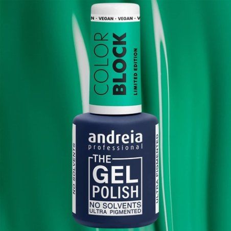 Andreia Professional The Gel Polish Solvent-Free Gel Limited Collection Colors Color CB5 Emerald Green