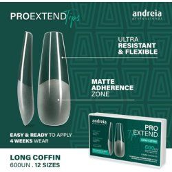 Andreia Professional Nail Tips for Gel Extensions - False Nail Tips