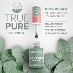 Andreia Professional Hema Free Gel Polish True Pure 21 Free and 100% Vegan