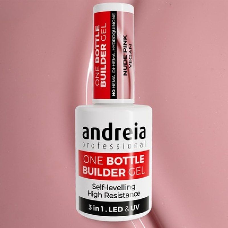 Andreia Professional Gel Builder Construction Triphasic 3 in 1 LED and UV Nude