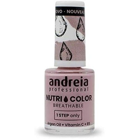 Andreia Professional NutriColor Breathable Nail Polish Vegan and Cruelty-Free DIY Nail Art with Long Lasting Gloss