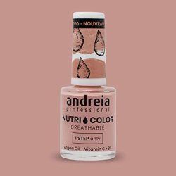 Andreia Professional NutriColor Breathable Nail Polish Vegan and Cruelty-Free Nail Art Polish with Long-Lasting Glossy