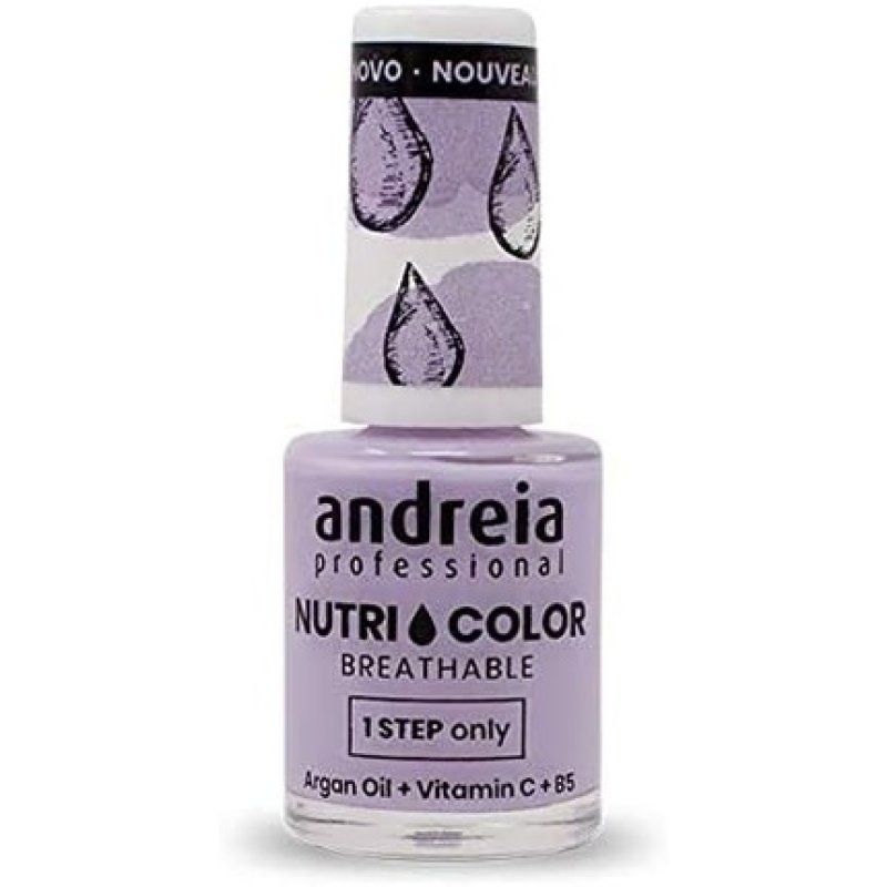 Andreia Professional Nutricolor Breathable Nail Polish - Vegan and Cruelty-Free
