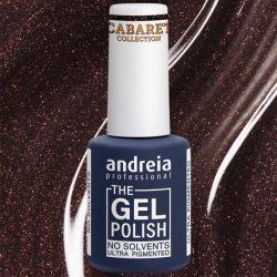 Andreia Professional The Gel Polish Solvent and Odor Free Gel CC3 Black Glitter