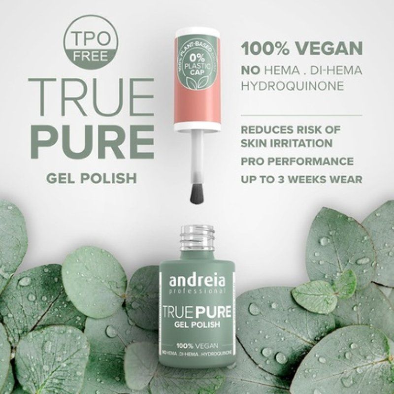 Andreia Professional Hema Free Gel Polish True Pure 21 Free and 100% Vegan