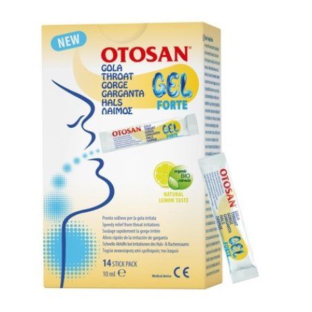 Otosan Natural Throat and Mouth Gel with Plant-Based Ingredients 14 Stick Pack 10ml