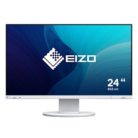 FlexScan EV2400R-WT (60.5 cm (23.8 Zoll), weiß, FullHD, IPS, HDMI, DP, USB-Hub, 100Hz Panel)