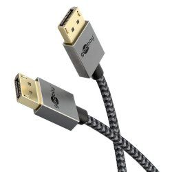 Goobay Plus Slim DisplayPort 2.0/2.1 Kabel 1,0m