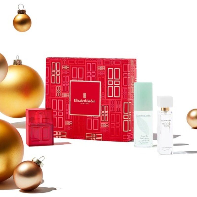 Elizabeth Arden Prestige Fragrance Coffret 3piece Gift Set Red Door Green Tea White Tea Luxury Fragrance Gifting For
