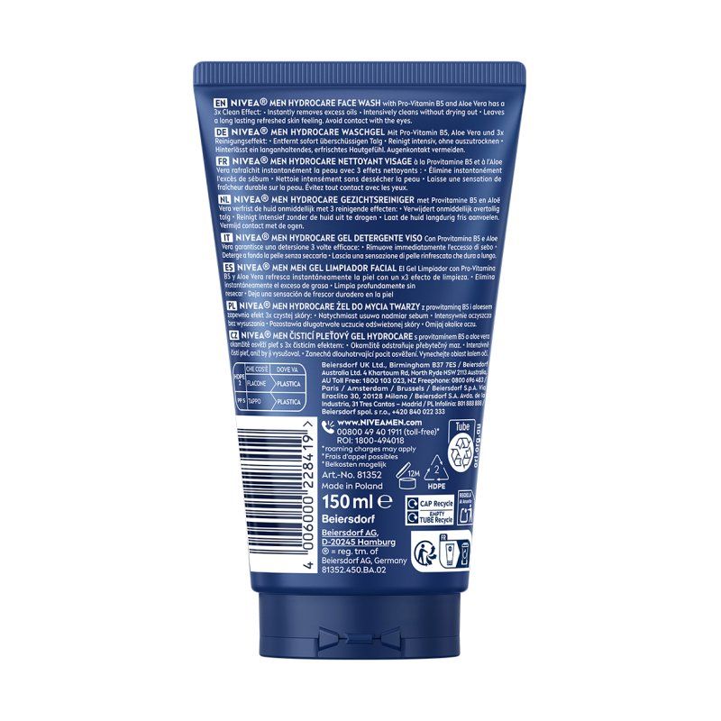 Nivea Men Hydrocare 150 Ml Moisturizer