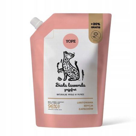 Yope Liquid Soap Refill White Lavender & Grapefruit 600ml
