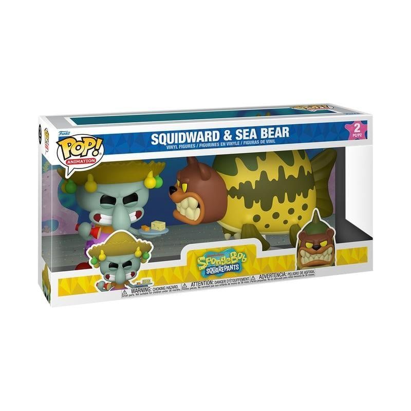 BOB L'EPONGE - POP Animation - 2 Pack Squidward & Sea Bear