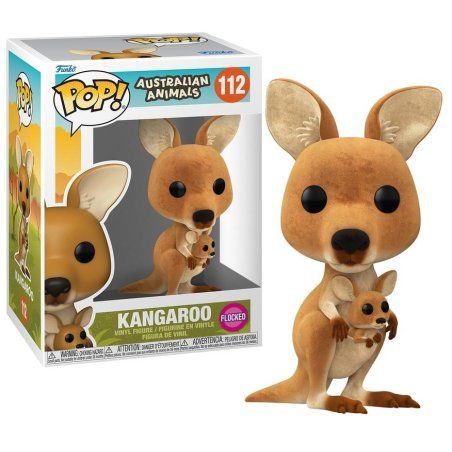 AUSTRALIAN ANIMALS - POP N° 112 - Kangaroo (Flocked)