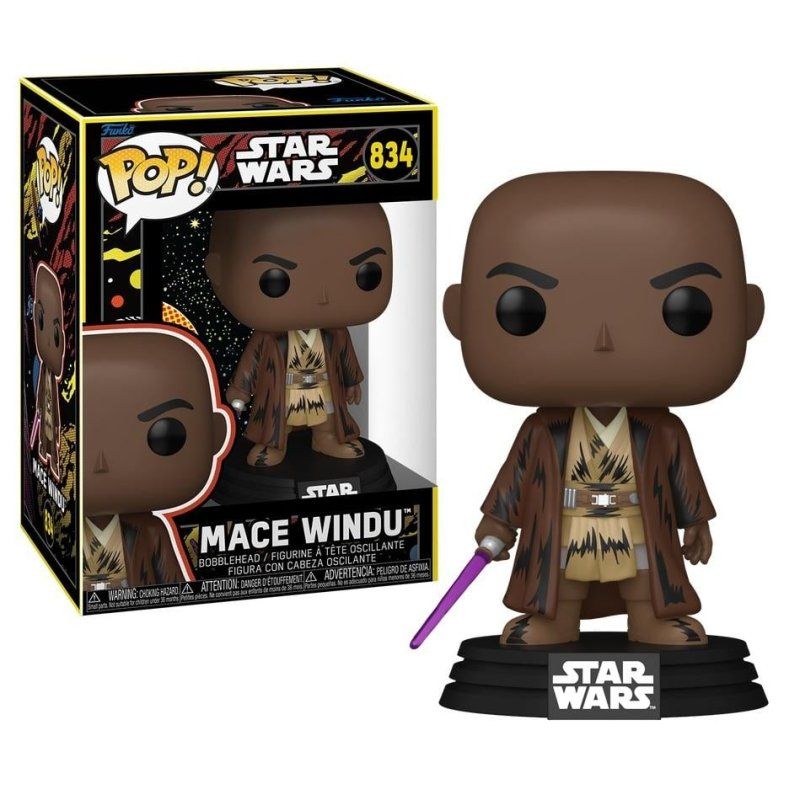 MAY THE FOURTH - POP Star Wars N° 834 - Mace Windu (Retro)