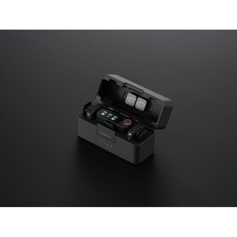 DJI - Mic 3 Wireless Microphone System (2 TX 1 RX Charging Case)