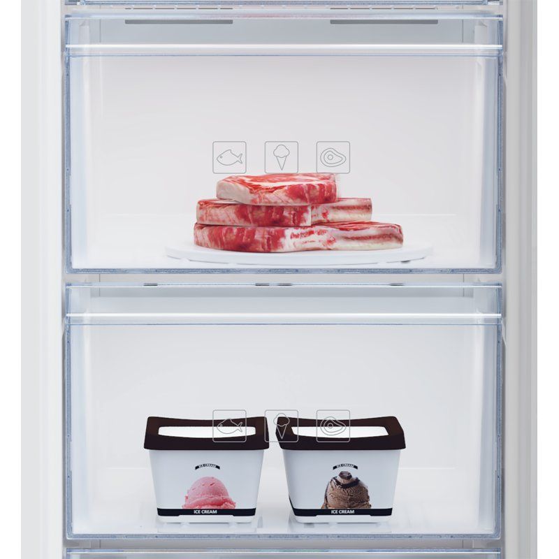 Beko RFNM200T40WN Congélateur vertical Pose libre 177 L Blanc