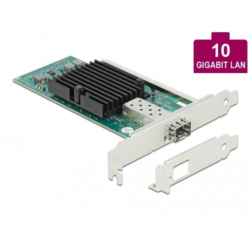 DeLOCK Carte PCI Express 1 fente SFP 10 Gigabit LAN