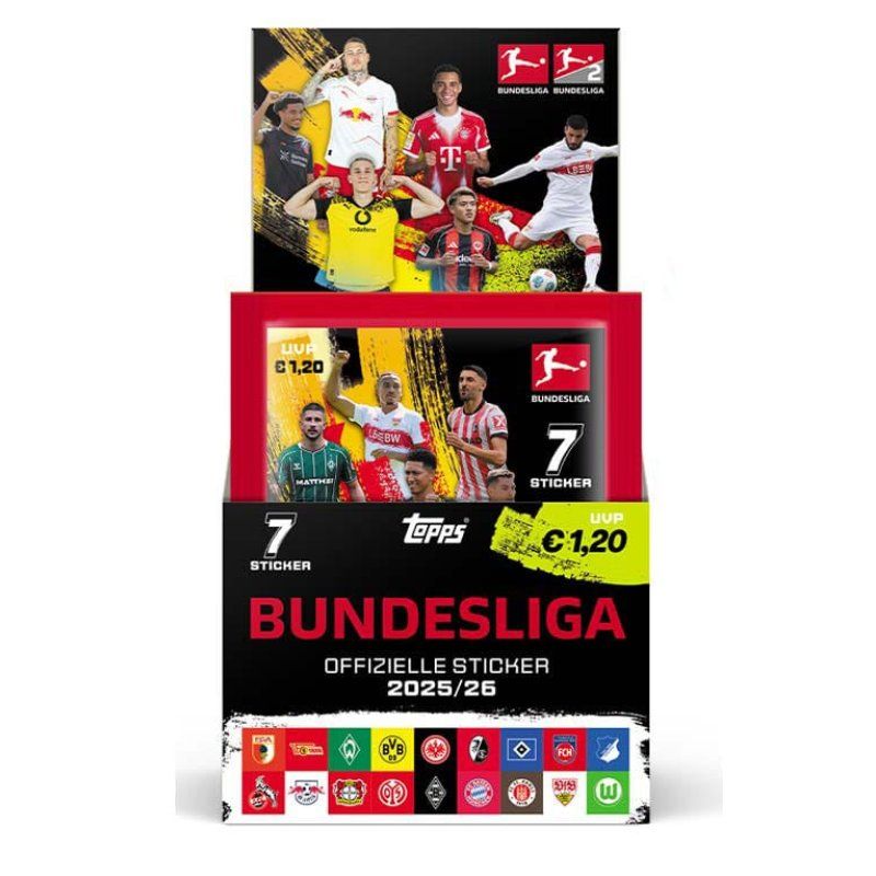 Bundesliga 2025/26 Sticker Collection Booster Display (50)