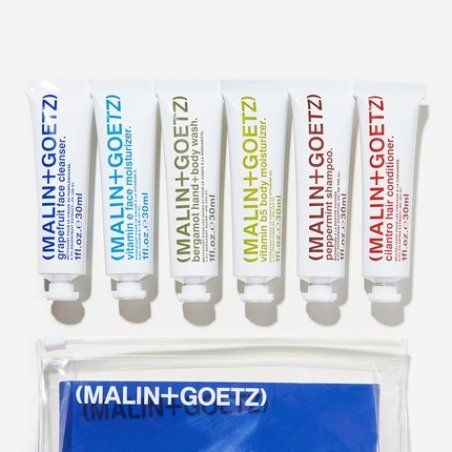 Best Sellers Travel Kit by Malin Goetz for Unisex - 6 Pieces 1oz Face Cleanser