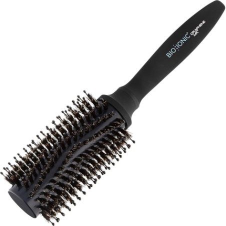 Bio Ionic Boar Styling Brush with Luxurious Boar Bristles for Effortless Hair