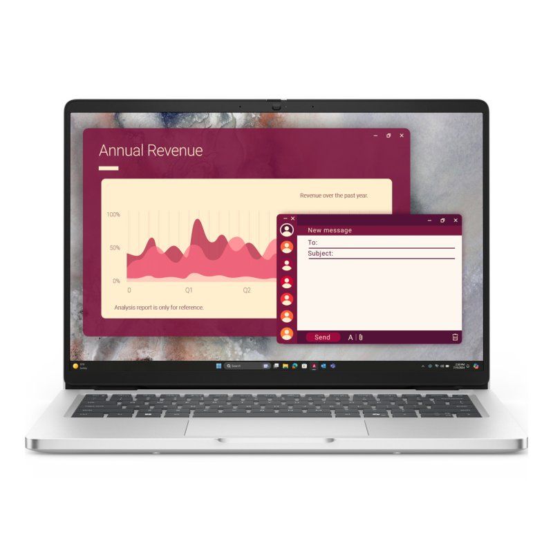 DELL Pro 14 PC14250 Intel Core Ultra 5 235U Laptop 35.6 cm (14") Full HD 16 GB DDR5-SDRAM 512 GB SSD Wi-Fi 6E