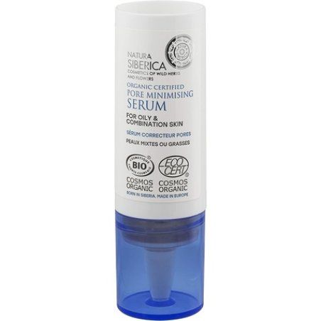 Natura Siberica Organic Certified Pore Minimising Serum for Oily & Combination Skin