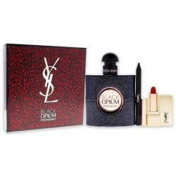 Yves Saint Laurent Black Opium 50ml Eau de Parfum with Eye Pencil and Rouge Pour Couture No. 1