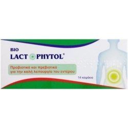 Medichrom Bio Lactophytol Probiotics and Prebiotics for Good Gut Function 14 Capsules