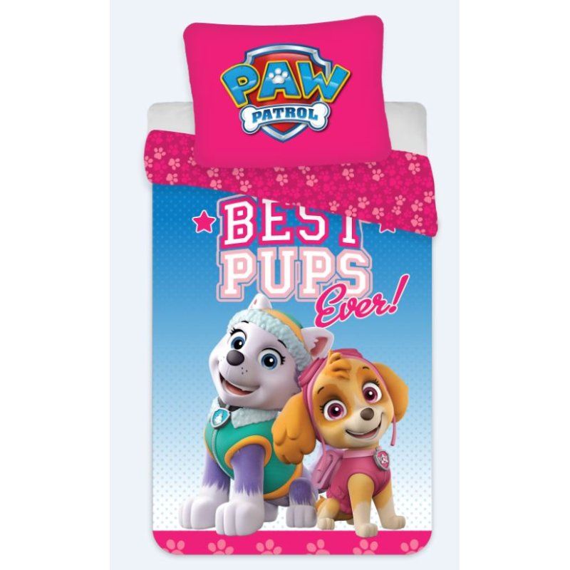 Bed Linen - Junior Size 100 x 140 cm - Paw Patrol Best Pups Ever! (1029008)