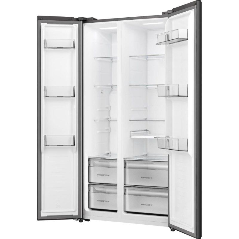 Hisense RS3P558NEFC side-by-side refrigerator Freestanding 544 L Black