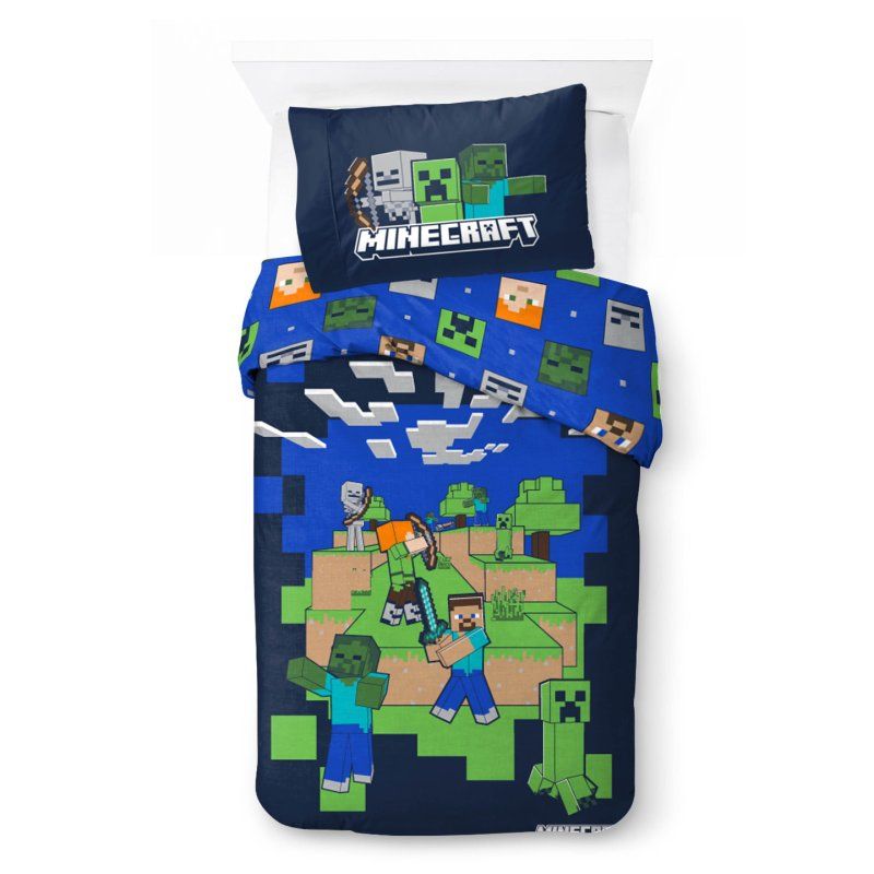 Bed Linen - Adult Size 140 x 200 cm - Minecraft I got your back (1029649)