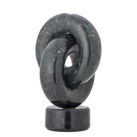 Bloomingville - Goa Candle Holder - Green - Marble