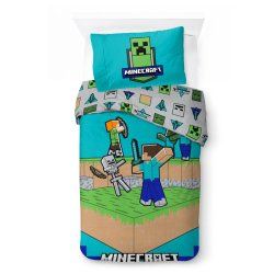 Bed Linen - Adult Size 140 x 200 cm - Minecraft The fight is on (1029658)