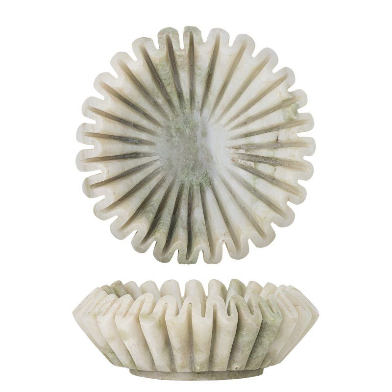 Bloomingville - Harmonia Bowl - Green - Marble