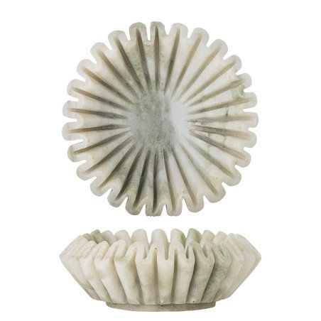 Bloomingville - Harmonia Bowl - Green - Marble