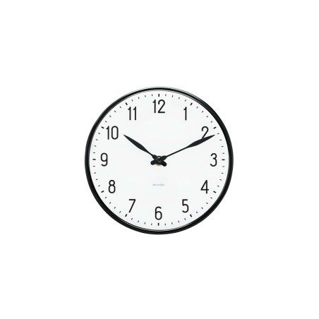 Arne Jacobsen - Station Wall Clock Ø 21 cm - Black (43633)
