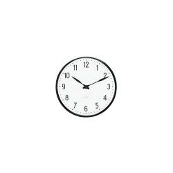 Arne Jacobsen - Station Wall Clock - Ø16 cm - Black