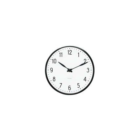 Arne Jacobsen - Station Wall Clock - Ø16 cm - Black