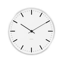 Arne Jacobsen - City Hall Wall Clock - Ø21 cm - White