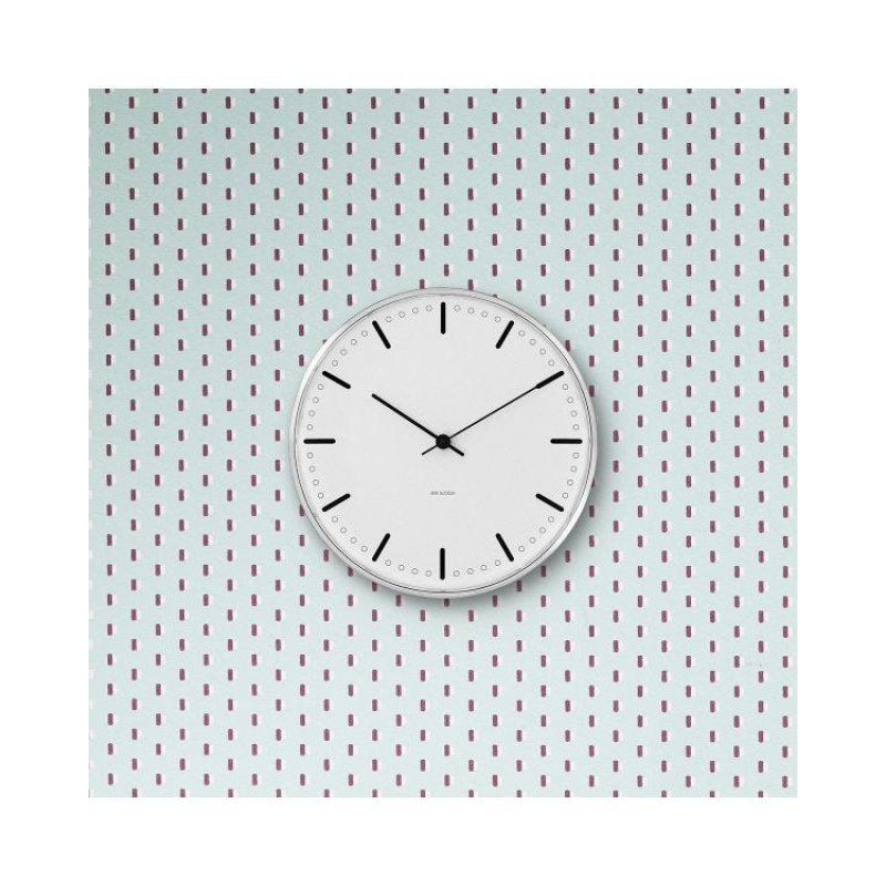 Arne Jacobsen - City Hall Wall Clock - Ø29 cm - White