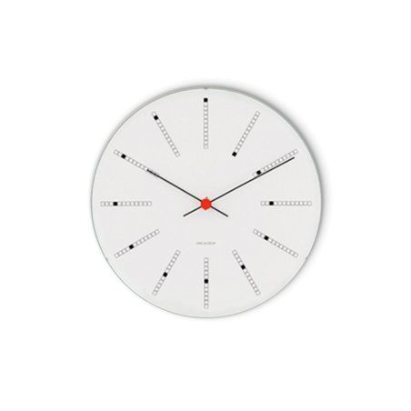 Arne Jacobsen - Bankers Wall Clock Ø 29 cm - White (43640)