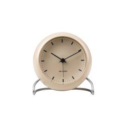 Arne Jacobsen - City Hall Table Clock - Ø11 cm - Sand