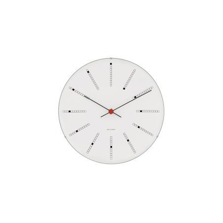 Arne Jacobsen - Bankers Wall Clock Ø 21 cm - White (43630)