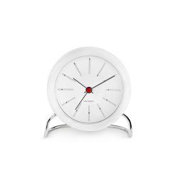 Arne Jacobsen - Bankers Table Clock - Ø11 cm - White